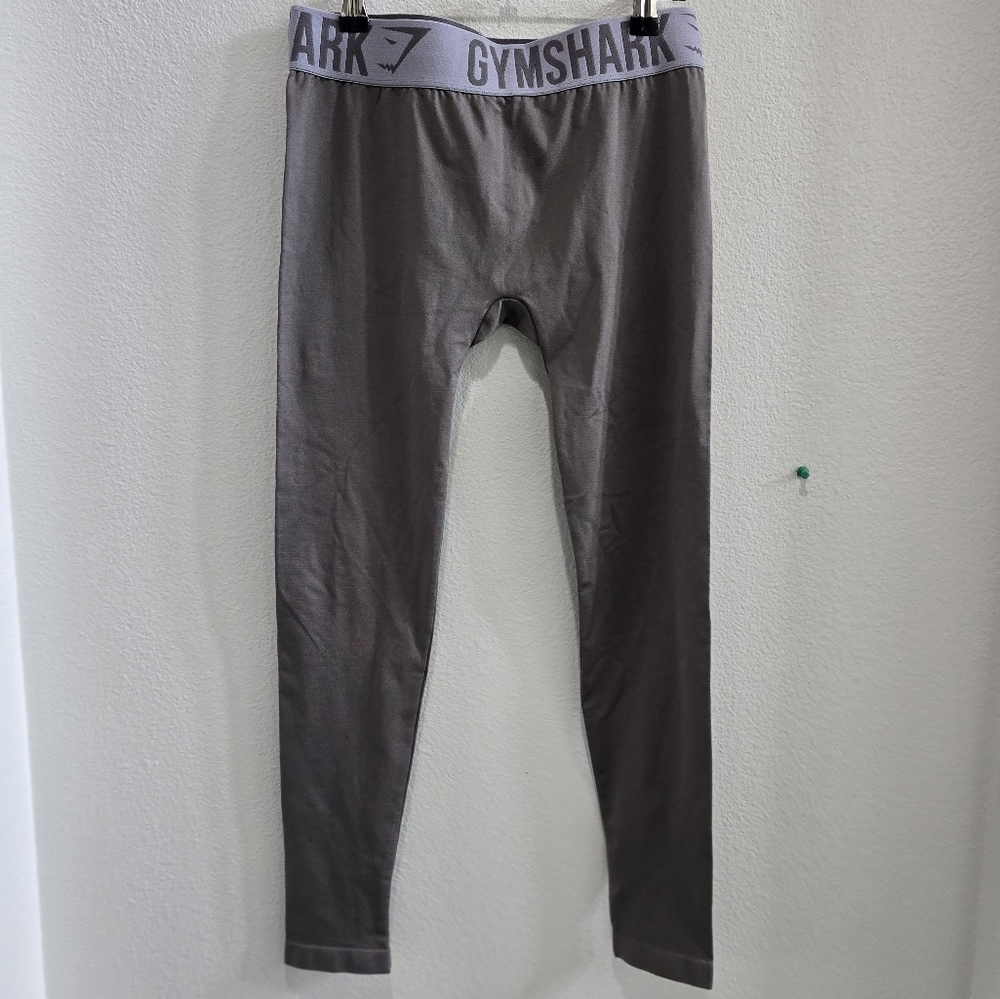 gymshark grey logo leggings size small